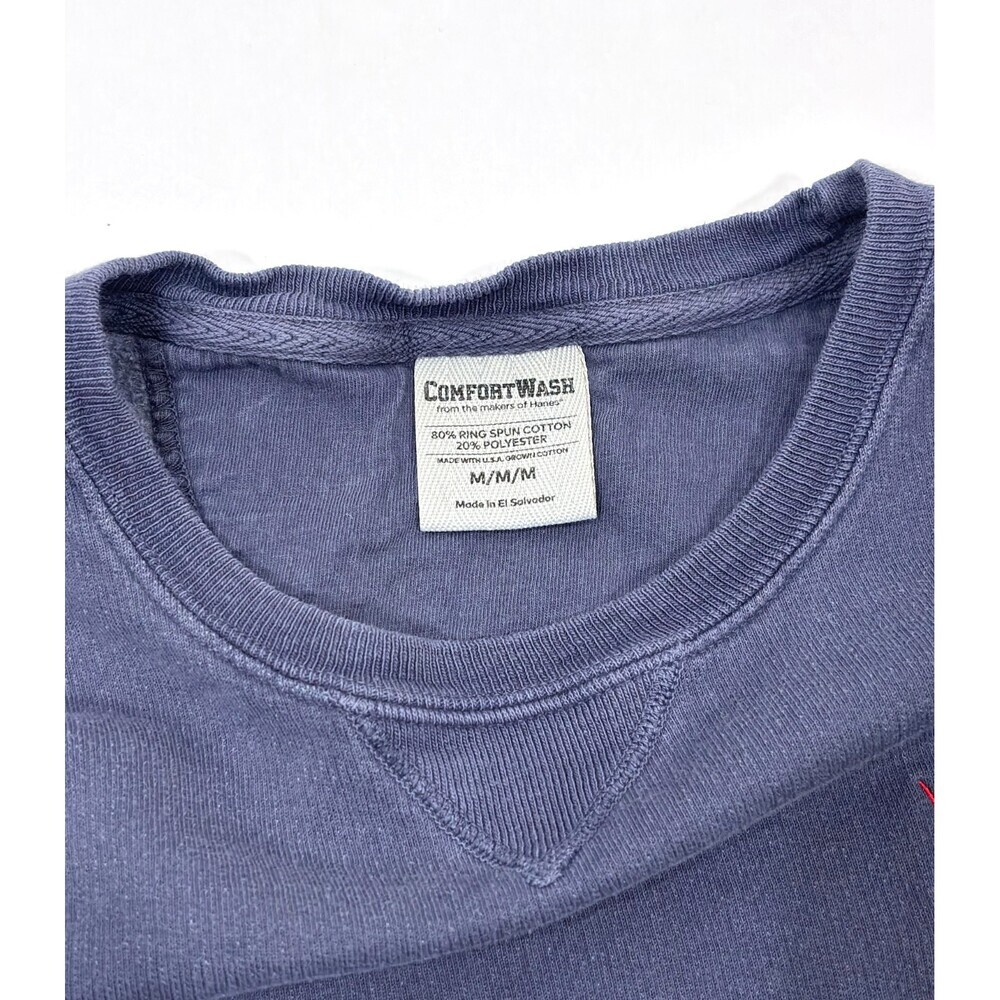 Wellborn Musclecar Museum Embroidered Sweatshirt Crewneck Blue - Size Medium - Picture 3 of 4
